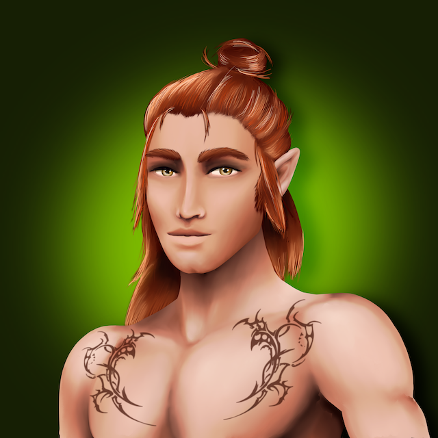 DND elf character design